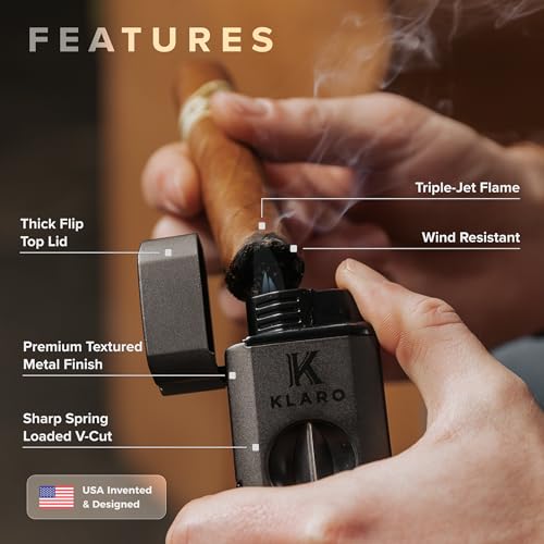 Encendedor Triple Antorcha con Cortador V-Cut y Funda de Silicona miniatura 4