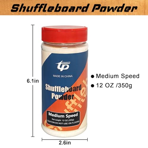 image for TORPSPORTS Shuffleboard Sand Wax High/Medium Speed Shuffleboard Powder