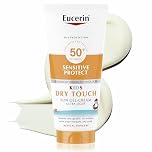 Eucerin Sun Kids Sensitive Sunscreen SPF50+ 200ml, Sun Cream SPF 50 for Sensitive Children's Skin, Ultra High Protection from UVA/UVB, Water-Resistant and Fast Absorbing Gel-Cream Formula