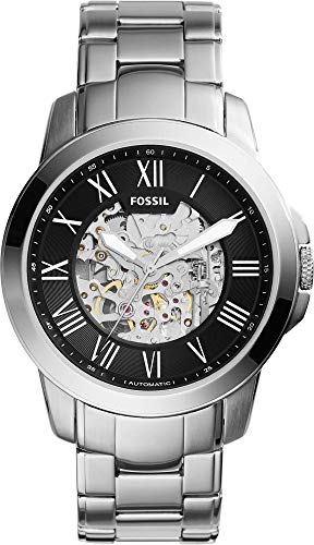 Image of Fossil Automatic ME3103 Grant Black Skeleton Dial Automatic Men's Watch