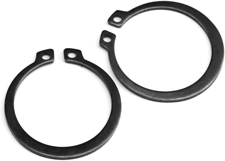 External circlip, 1-30PCS M3-M30 C-Clip Washer Shaft 65 Manganese Steel Circlip Retaining Ring Bearing Retainer(M8 30pcs)
