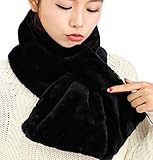 ふわふわ フェイク ファー マフラー あったかい 差し込み もこもこ ティペット 冬 防寒 スヌード レディース