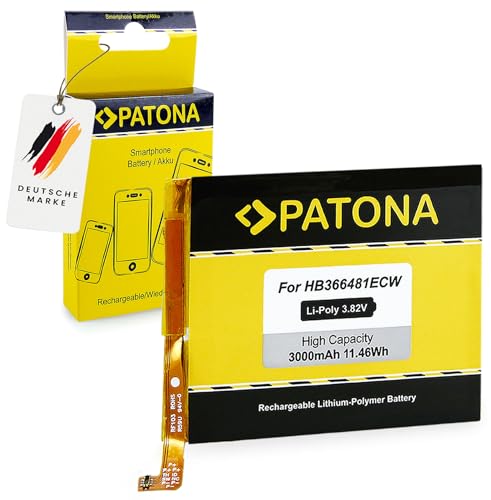 PATONA Batteria HB366481ECW 3000mAh Compatibile con Huawei Ascend P9, P9