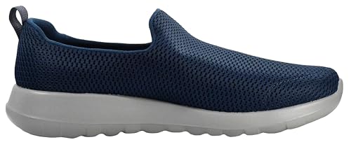 Skechers Men's Go Walk Max Athletic Slip On Walking Shoe, Navy/Grey, 8.5 W US