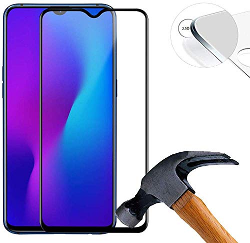 Image of Screen Protector for Oppo F11 | Oppo A9 (19) Black Tempered Glass Edge-to-Edge 6D Screen Guard With Installation Kit