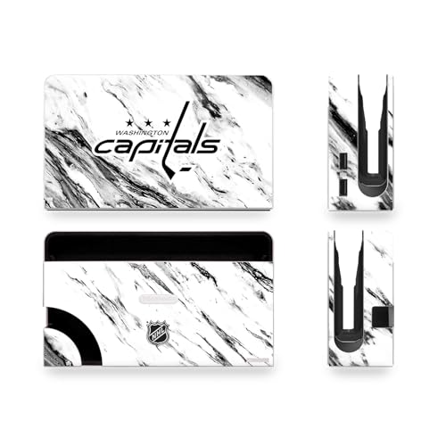 Peau Autocollant NHL Washington Capitals Marbre pour Nintendo Switch OLED - 4