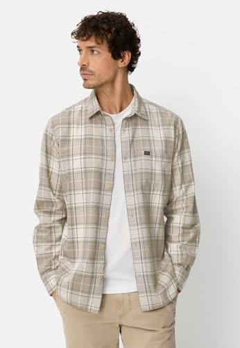 Camisa hombre de algodón Camel Active para tus escapadas de fin de semana 2