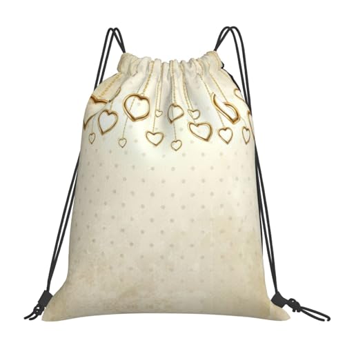Uusnwaa Mochila con cordón para el día de San Valentín, con estampado de tarjetas de San Valentín, bolsa de gimnasio, mochila deportiva de playa para hombres y mujeres
