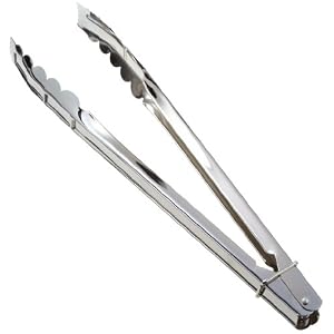 BRADSHAW INTERNATIONAL 25877 12″ Chrome Plated Tongs