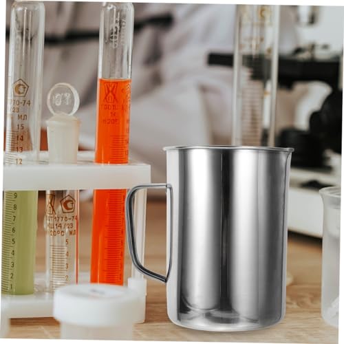 Tasse à mesurer inox avec graduation précise récipient pour laboratoire - 6