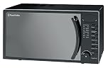 Russell Hobbs RHM1714B 17 Litre 700 W Black Digital Solo Microwave with 5 Power Levels, Digital Clock and Timer, 8 Auto Cook Menus, Automatic Defrost, Easy Clean