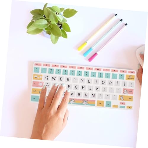 Protector de teclado de unicornio Happyyami para estudiar con tu laptop HP 4