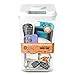 kSafe XL: Time Locking Container to limit drinking and other vices. 10.4" inside height. (White Lid + XL Clear Base)