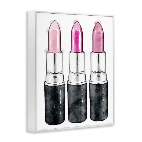 Image of 'Three Pink Lipsticks'| Framed Giclee Art