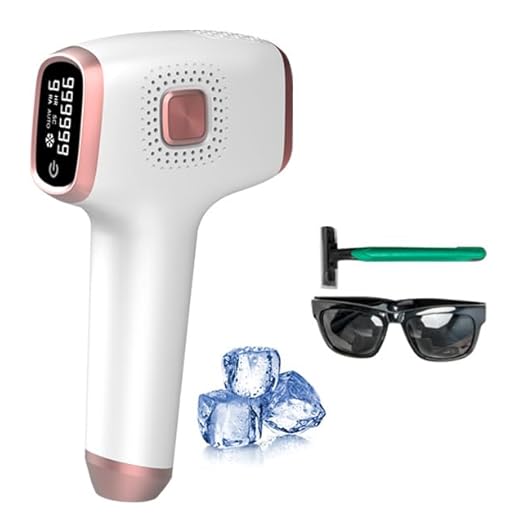Depilador a Laser IPL com Função Gelo, 999.999 Pulsos - Aparelho de Depilação Definitiva Indolor para Rosto, Corpo, Virilha e Axilas, Luz Pulsada Caseiro com 9 Níveis e Tela LCD