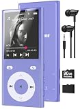 90GB MP3 Player with Bluetooth 5.3, Music Player with 2 TF Card Slots