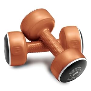 Body Sculpture SMART DUMBELLS, Bronze, 2 x 2 KG (4KG PAIR)