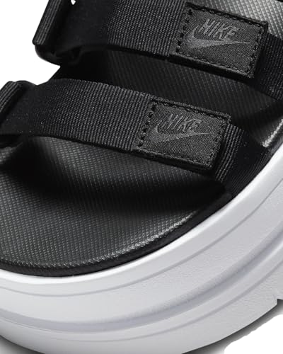 Image of Nike Women's Icon Classic Sandal NA Black /White-White (DH0224 001) - 11
