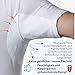 Men's Sweatproof Undershirt - Cotton Crew Neck T-Shirt with Underarm Sweat Pads - Original Fit - Aluminum-Free Alternative - White - Medium