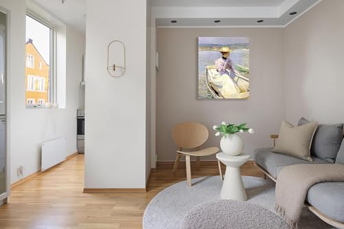 Impression sur toile Le Dory blanc pour grand mur vide - 5