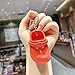 MPK DIY mini hole shoe keychain is a refreshing and summer getaway, making it a unique pendant keychain gift. (Red(A single shoe))
