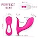 Wearable Clitoris G-spot Vibrator, Remote Control Butterfly Vibrator with 9 Vibration Speeds, Waterproof Vibrating G Spot Vagina Clit Stimulator, Rechargeable Adult Sex Toy for Women & Couples Fun