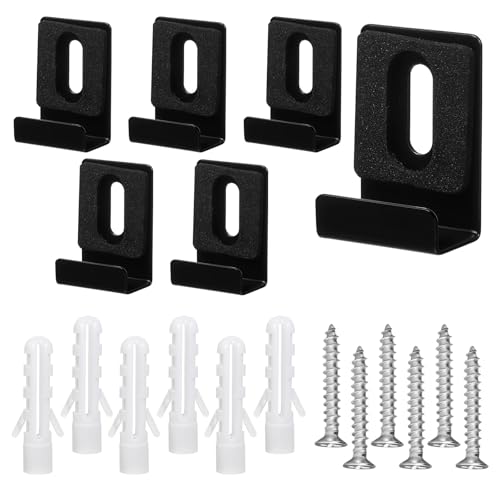6Pcs Metal Mirror Clips, Heavy Duty Mirrors Clips with Screws, Wall Mounting Mirror Hanging Kit...