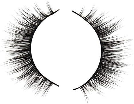 Lunamoon 3D Mink Fur Fake Eyelashes 100% Siberian Mink Fur Hand-made False Eyelashes 1 Pair Package (D013)