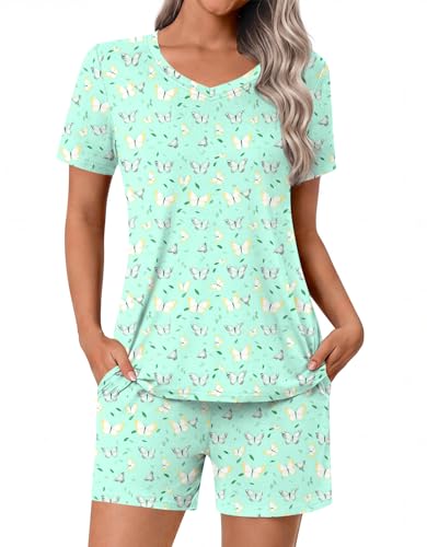 Pyjama femme 2 pièces léger taille XL pour vos matinées cocooning et soirées d'été