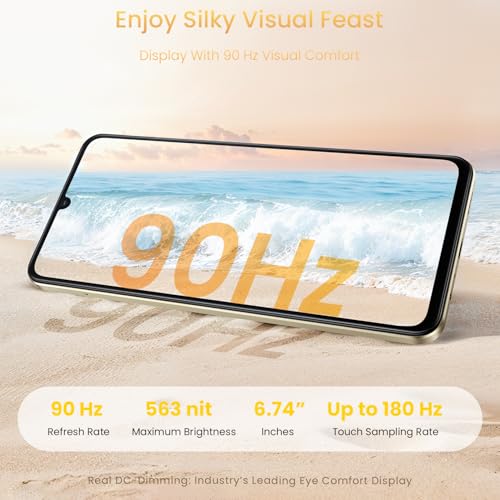 realme Note 70T 4G Smartphone 4+64GB, Gold, 6.75-inch Screen, 90Hz Display, 6000 mAh Battery, 32 MP Camera, Powerful Octa-core Processor, ArmorShell Protection, IP54 - Image 5