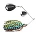 Lunkerhunt Spinnerbait for Bass Fishing, Emits High Vibration | Freshwater Spinning Fishing Lure | Impact Ignite - Willow Leaf Spinnerbait (Cabbage)