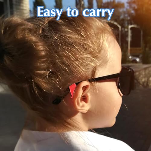 Amaxiu 8er Pack Brillenbänder für Kinder mit 8 Paar Ohrhaken, rutschfester Silikon Sonnenbrillenhalter elastischer Brillenhalter Brillenbandhalter Brillenband für Sportkinder(Farbe)