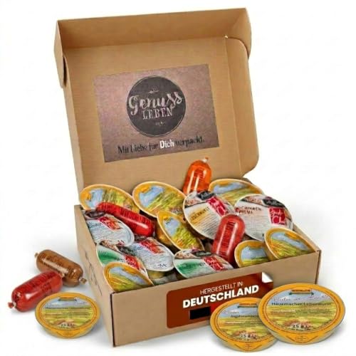 Genussleben Frühstücksbox Mini Wurst haltbar 500g 16+ Portionen