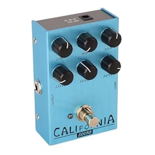 [DURABLE MATERIALS] Constructed from aluminum alloy, this electric guitar effects drive pedal ensures longevity and reliable performance through regular use. [EASE OF USE] With simplistic volume, drive, and tone controls, this pedal is easy to operat...
