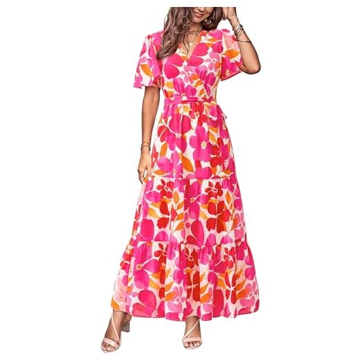 Maxi Dress Floral Wrap