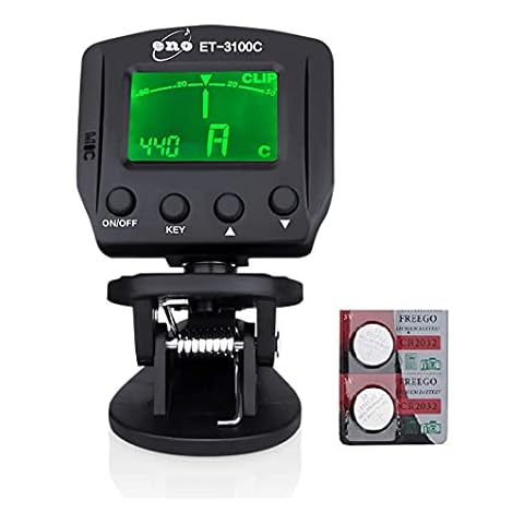 ENO MUSIC 17 Keys Thumb Piano Tuner Clip on Chromatic Tuner Kalimba Tuner Cover