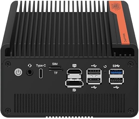 Image of Firewall Appliance 10GbE Mini PC with SFP+, Alder Lake N100 (4C /4T) 4X I226-V 2.5GbE 2 * 82599ES 10GbE Firewall LTE Router Support AES-NI (N150, 8G+256G)