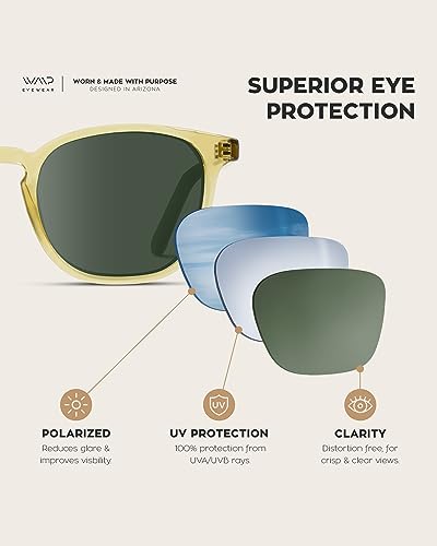 WearMe Pro Polarized Retro Rectangular Mens Sunglasses4