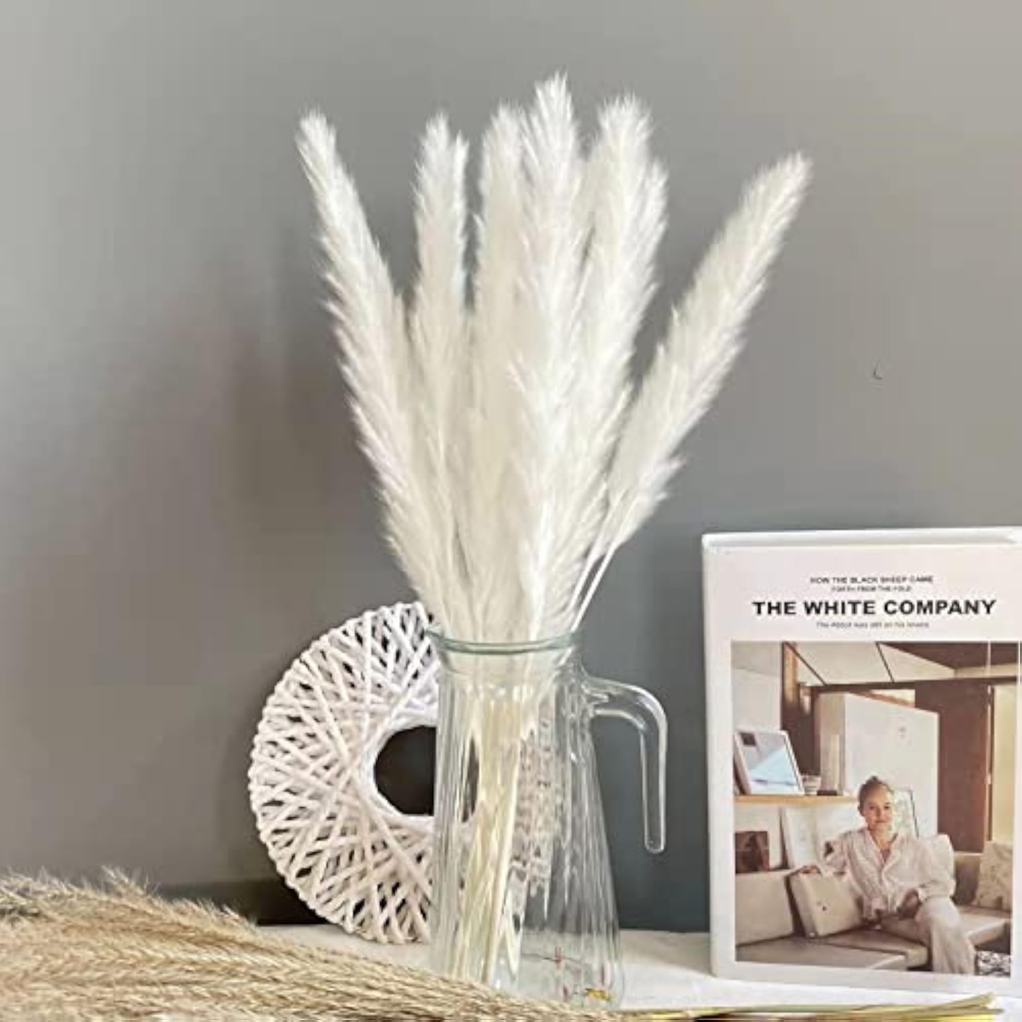 60 Pcs Dried Pampas Grass Natural Decor for Weddings