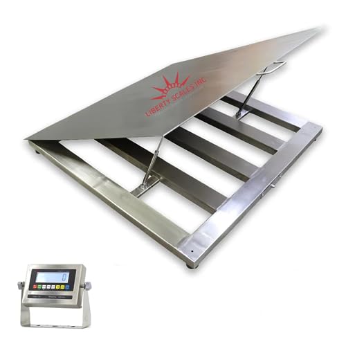 Báscula Liberty LS-800-SS-LT-4X4 acero inoxidable 5000 lbs