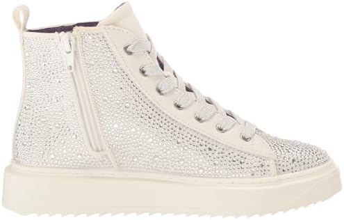 Steve Madden Girls Shoes Girls Carlyy Sneaker, Silver, 4 Big Kid | Image 5