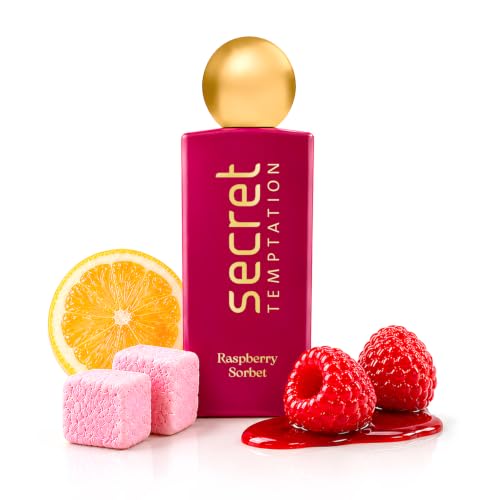 Image of Secret Temptation Raspberry Sorbet Eau De Parfum for Women, 50ml | Zesty & Fruity Berry Fragrance for Women | Long-Lasting Women's Perfume | Perfect For Brunches, Dates & Spontaneous Plans