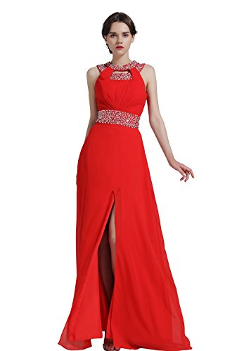 MISSYDRESS Beaded Bridesmaid Evening Party Prom Chiffon Gown Dress15
