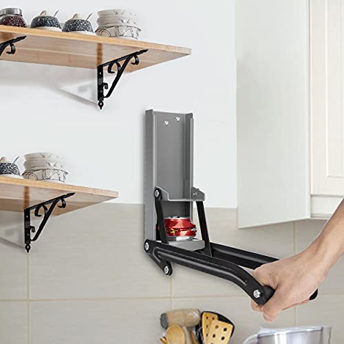 Tunejoy Dosenpresse mit Flaschenöffner Dosenbrecher Wand Montiert Bierdosenpresse Recycling Werkzeug für 12oz 16oz Limonaden- und Coladosen Ca.33 x 9.5 cm
