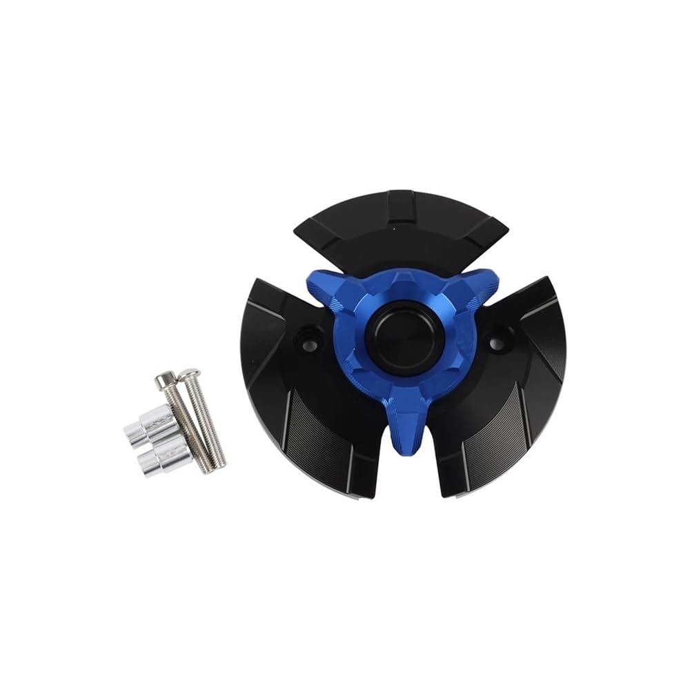 Protection carter TMAX 560 bleu Tech Max cache stator aluminium de prestige - 3