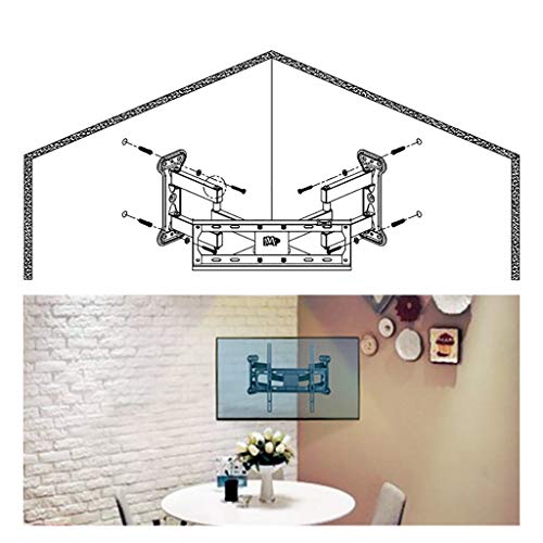 Support mural pour téléviseur de 26 à 55 pouces fixe robuste - 4