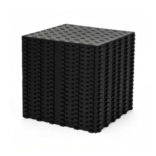 Bimiti 20 Pavimenti in PVC da 40 x 40 cm, per Garage, in Gomma, Antiscivolo (20)