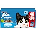 FELIX ORIGINAL Senior Fish Favourites in Jelly Wet Cat Food 40x85g