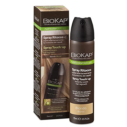 BIOKAP Nutricolor Delicato Spray, Blond Haarspray, leicht und fleckenfrei, 75 ml