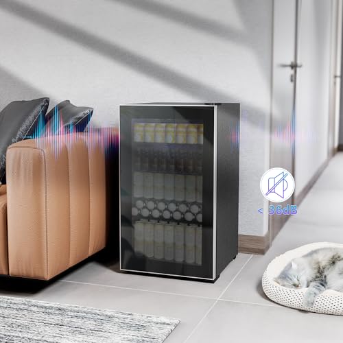 Kndko W5899H-KN Beverage Refrigerator Cooler - 130 Can Mini Fridge thumb #6